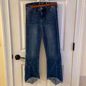 Liverpool crop flare jean. Size 0/25. Like new!